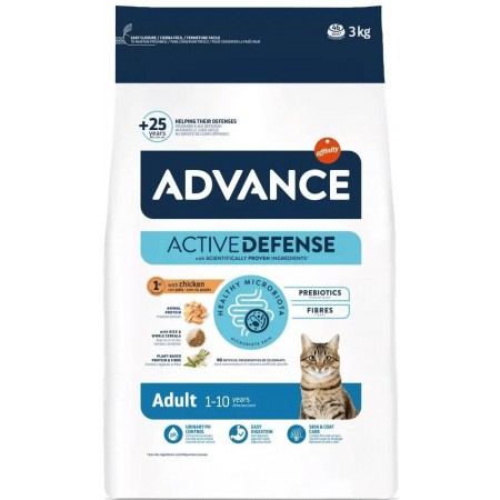 Advance Cat Adult Chiсken and Rice КУРКА корм для котів 3 кг (573311)